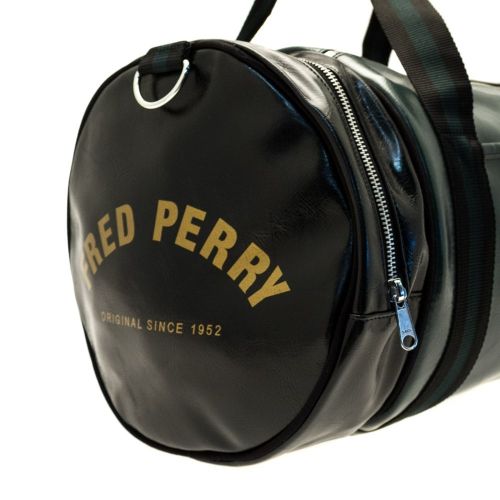 Mens Racing Green Classic Barrel Bag 60186 by Fred Perry from Hurleys