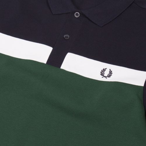 Mens Ivy Contrast Panel S/s Polo Shirt 38155 by Fred Perry from Hurleys