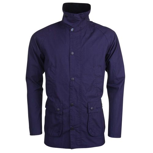 Heritage Mens Navy Washed Bedale Jacket 71465 by Barbour from Hurleys