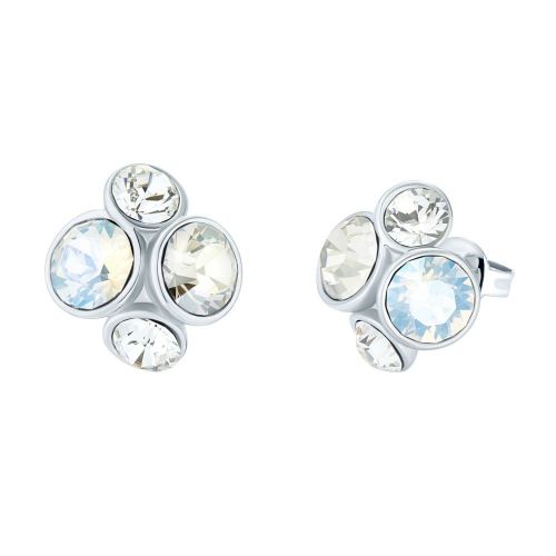 Womens Silver/Clear Multi Lynda Jewel Cluster Studs 93517 by Ted Baker from Hurleys