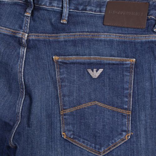 Mens Blue J06 Slim Fit Jeans 55599 by Emporio Armani from Hurleys