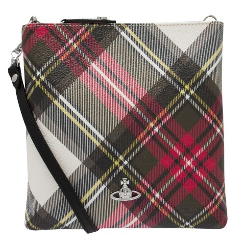 Womens New Exhibition Derby Tartan Square Crossbody Bag 54579 by Vivienne Westwood from Hurleys