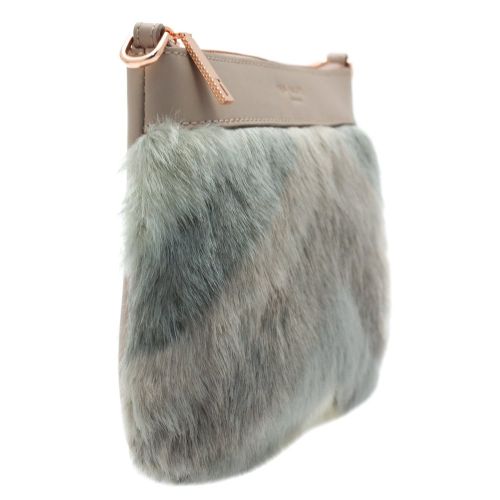 Womens Taupe Emmia Faux Fur Cross Body Bag 68557 by Ted Baker from Hurleys