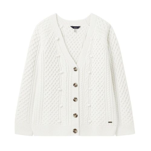 Womens Cream Aidy Cable Cardigan 97544 by Joules from Hurleys