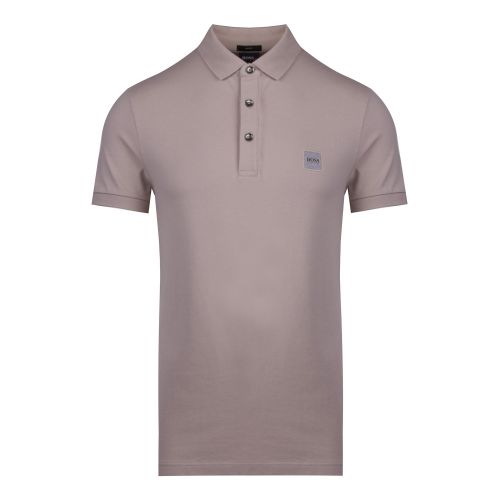 Casual Mens Beige Passenger Slim Fit S/s Polo Shirt 42576 by BOSS from Hurleys