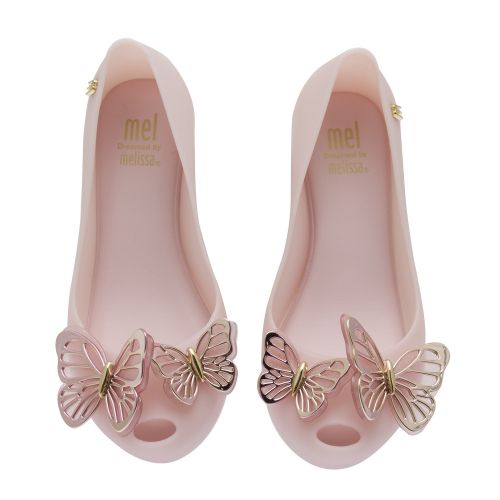Kids Light Pink Ultragirl Butterfly Shoes (12-11) 53326 by Mini Melissa from Hurleys
