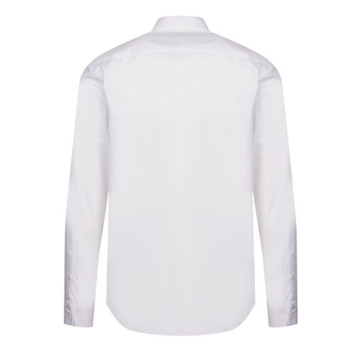 Mens White Branded Label Slim Fit L/s Shirt 46758 by Versace Jeans Couture from Hurleys