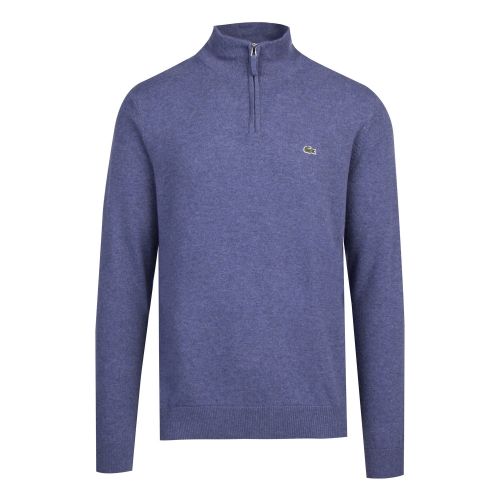 Mens Alby Chine Branded 1/2 Zip Knitted Top 48737 by Lacoste from Hurleys