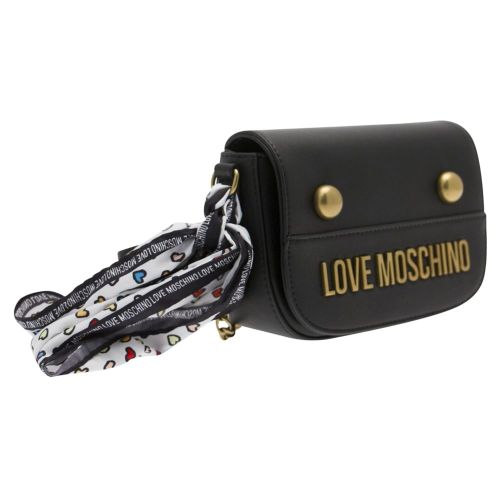 Womens Black Smooth Small Cross body 21483 by Love Moschino from Hurleys