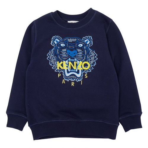 Boys Navy Tiger Sweat Top 104891 by Kenzo from Hurleys