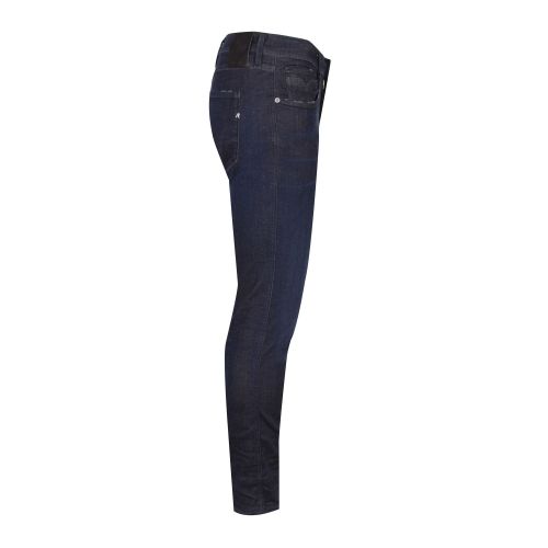Mens Dark Blue Anbass Hyperflex Slim Fit Jeans 50205 by Replay from Hurleys