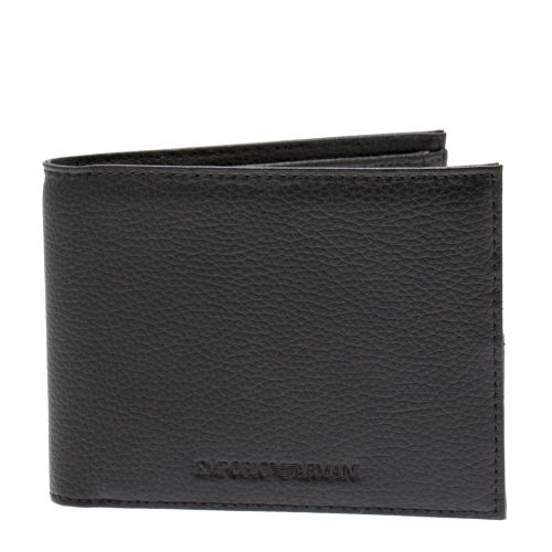 Mens Black Pebbled Wallet 37105 by Emporio Armani from Hurleys