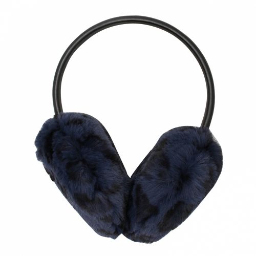 Womens Dark Blue Animal Evee Faux Fur Earmuffs 50669 by Ted Baker from Hurleys