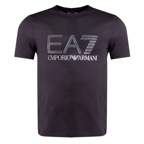 Mens Black Train Logo Series S/s T Shirt 30693 by EA7 from Hurleys