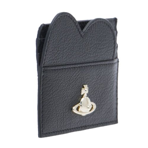 Womens Black Balmoral Heart Card Wallet 21009 by Vivienne Westwood from Hurleys
