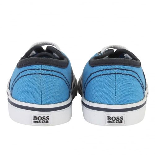 Baby Blue Branded Trainers (17-25) 37479 by BOSS from Hurleys