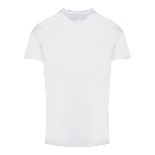 Mens Bright White Cop Merge Logo S/s T Shirt 44165 by Tommy Hilfiger from Hurleys