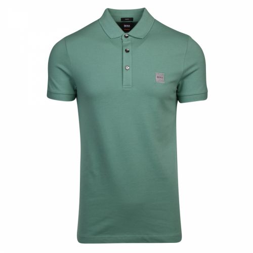 Casual Mens Pale Green Passenger Slim Fit S/s Polo Shirt 37596 by BOSS from Hurleys