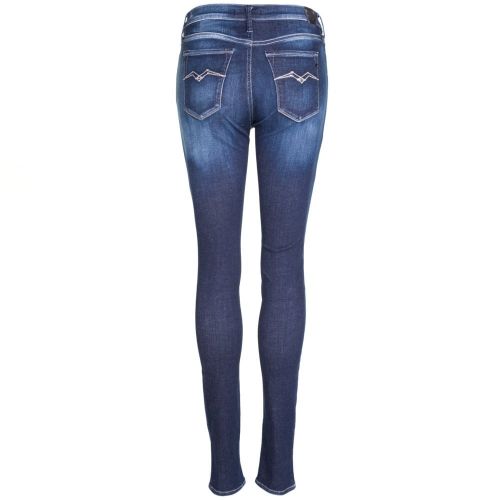 Womens Blue Wash Joi Hyperflex Skinny Fit Jeans 67710 by Replay from Hurleys