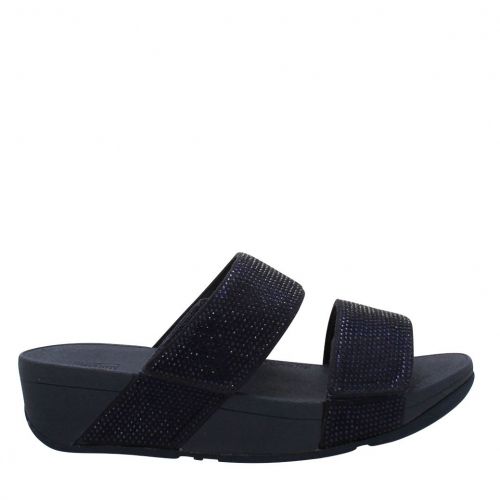 Womens Midnight Navy Mina Crystal Slides 92807 by FitFlop from Hurleys