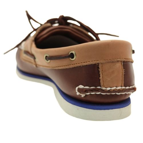 Mens Potting Soil & Tan Classic 2-Eye Boat Shoes 52076 by Timberland from Hurleys