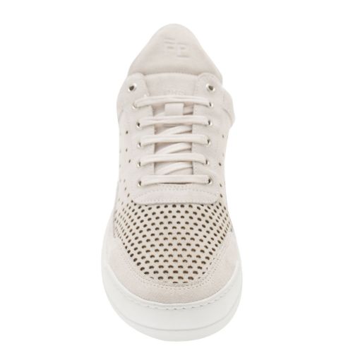 Mens White Low Top Ghost Gradient Trainers 24550 by Filling Pieces from Hurleys