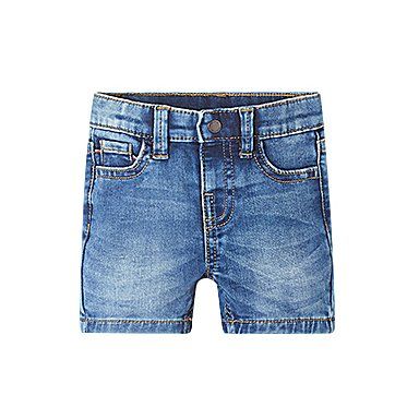Infants Medium Blue Soft Denim Shorts 103063 by Mayoral from Hurleys