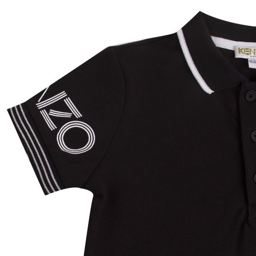 Junior Navy Logo S/s Polo Shirt 45875 by Kenzo from Hurleys