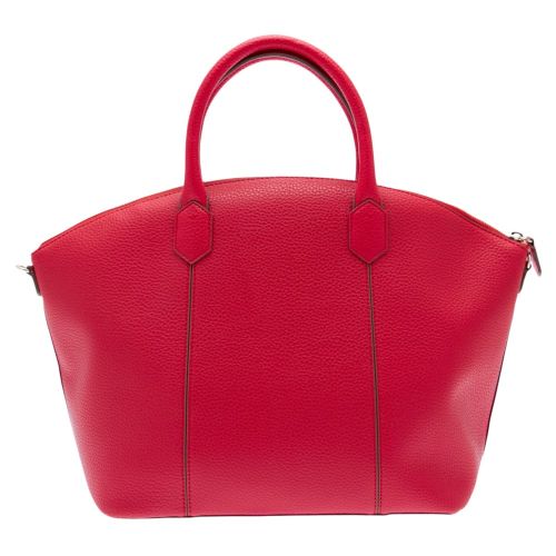 Womens Red Tumbled Tote Bag 19942 by Emporio Armani from Hurleys