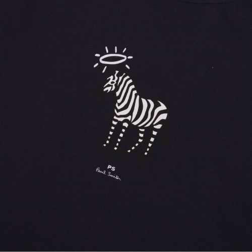 Mens Navy Halo Zebra S/s T Shirt 60430 by PS Paul Smith from Hurleys