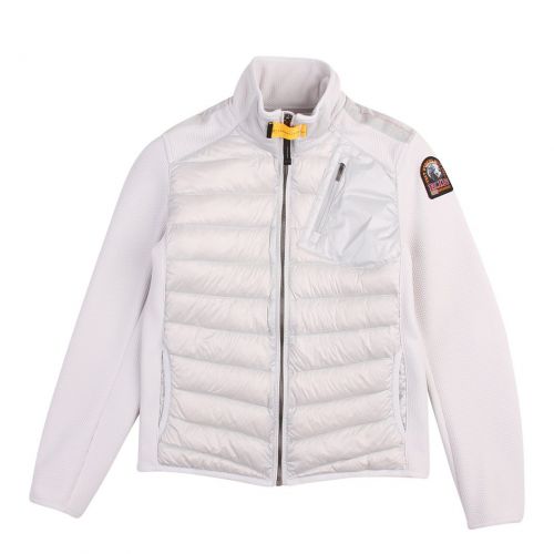 Boys Mist White Jayden Hybrid Jacket 90543 by Parajumpers from Hurleys