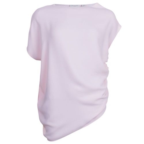 Womens Baby Pink Britla Asymmetric Top 9932 by Ted Baker from Hurleys