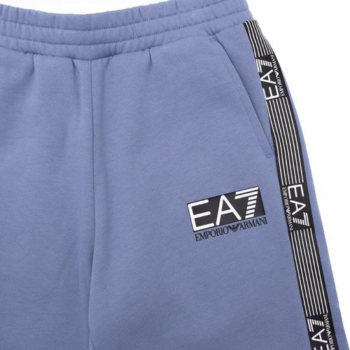 Boys Country Blue Logo Series Tape Sweat Shorts 105500 by EA7 from Hurleys