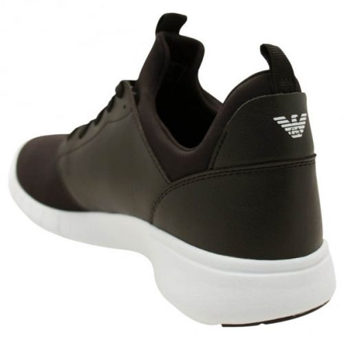 Mens Black Simple Racer Trainers 11539 by EA7 from Hurleys