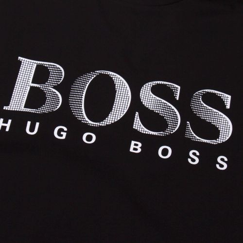 Mens Black Big Logo Beach Regular Fit S/s T Shirt 74361 by BOSS from Hurleys