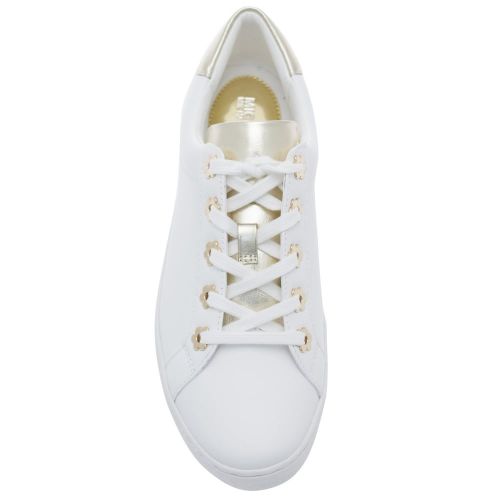 Womens Optic And Gold Irving Floral Stud Trainers 20232 by Michael Kors from Hurleys