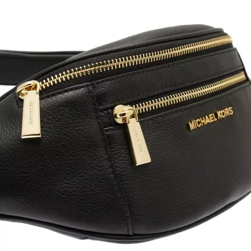 Womens Black Mott Pebble Bum Bag 52642 by Michael Kors from Hurleys
