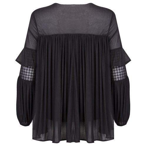 Womens Black Zana Sheer Blouse 33924 by French Connection from Hurleys