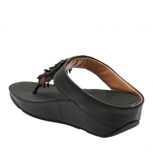 Womens Black Rumba Toe-Post Sandals 92378 by FitFlop from Hurleys