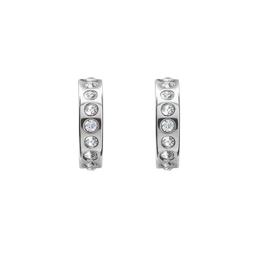 Womens Silver/Crystal Seeni Mini Hoop Earrings 82725 by Ted Baker from Hurleys