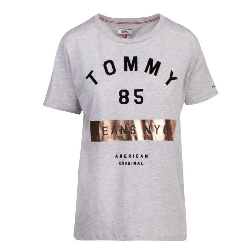 Womens Grey NYC Logo S/s T Shirt 54992 by Tommy Jeans from Hurleys