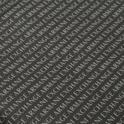 Mens Black Logo Print Flat Crossbody Bag 95719 by Armani Exchange from Hurleys