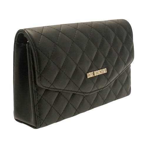 Womens Black Quilted Bag 72808 by Love Moschino from Hurleys