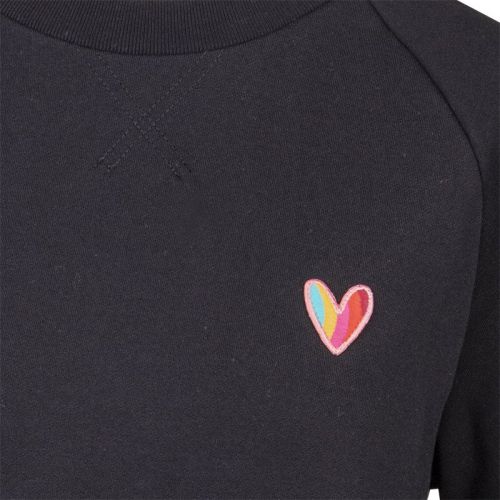 Womens Black Swirl Heart Puff Sleeve Dress 103293 by PS Paul Smith from Hurleys