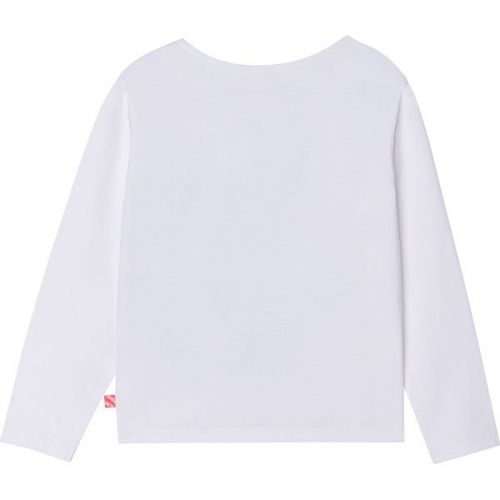 Girls Ivory Sequin Unicorn L/s T Shirt 109458 by Billieblush from Hurleys