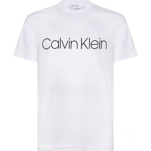 Mens White Front Logo S/s T Shirt 77892 by Calvin Klein from Hurleys