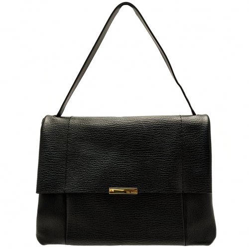 Womens Black Proter Unlined Soft Leather Shoulder Bag 62959 by Ted Baker from Hurleys