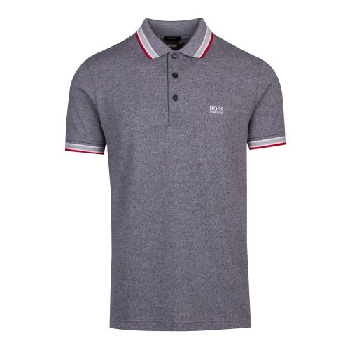 Athleisure Mens Navy Paddy Regular Fit S/s Polo Shirt 44815 by BOSS from Hurleys