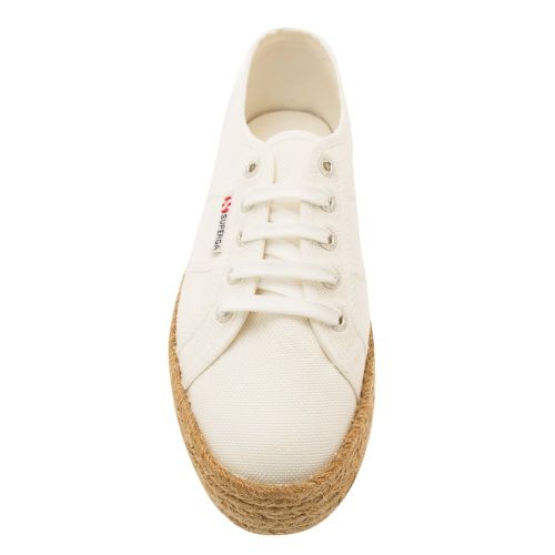 Womens White 2790 Cotropew Flatform Trainers 7238 by Superga from Hurleys
