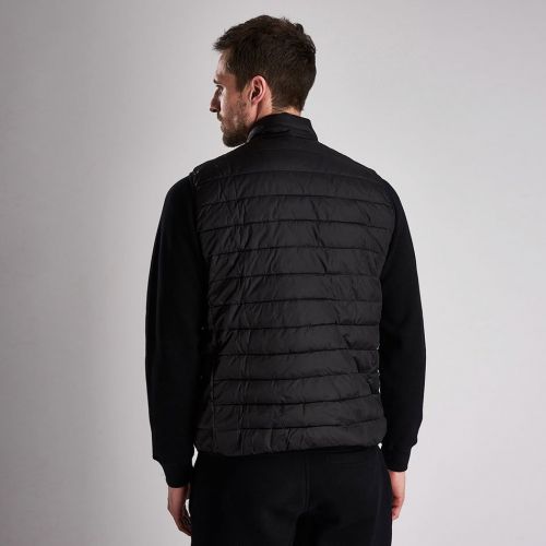 Mens Black Impeller Quilted Gilet 82008 by Barbour International from Hurleys